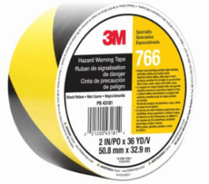 CINTA DE SEÑALIZACIÓN AMARILLO NEGRO 3M 766