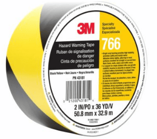 CINTA DE SEÑALIZACIÓN AMARILLO NEGRO 3M 766