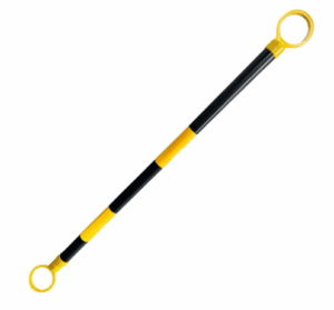POSTE DE SEGURIDAD AMARILLO NEGRO