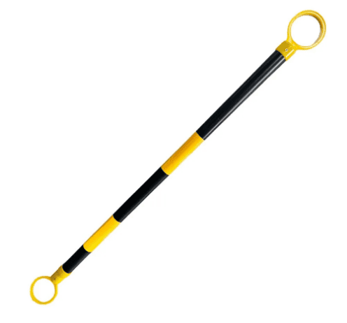 POSTE DE SEGURIDAD AMARILLO NEGRO